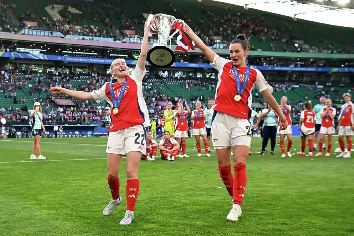 Framed Print : Arsenal WFC v FC Barcelona - UEFA Women's Champions League Final Arsenal WFC v FC Barcelona - UEFA Women's Champions League Final