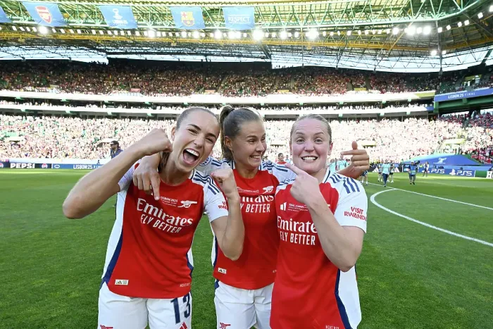 Framed Print : Arsenal WFC v FC Barcelona - UEFA Women's Champions League Final Arsenal WFC v FC Barcelona - UEFA Women's Champions League Final