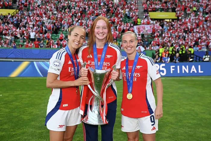Framed Print : Arsenal WFC v FC Barcelona - UEFA Women's Champions League Final Arsenal WFC v FC Barcelona - UEFA Women's Champions League Final