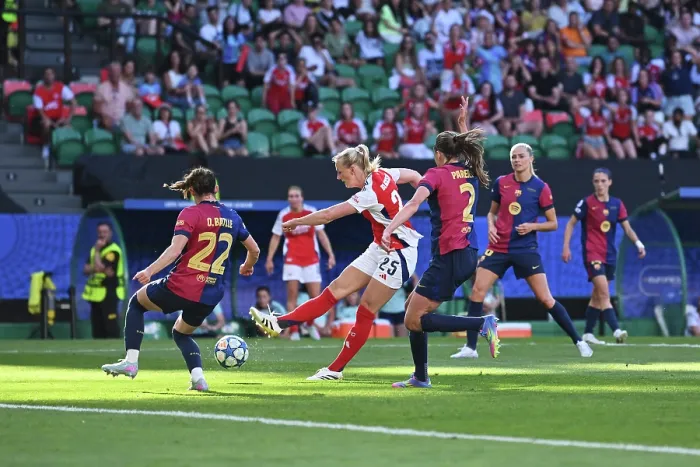 Framed Print : Arsenal WFC v FC Barcelona - UEFA Women's Champions League Final Arsenal WFC v FC Barcelona - UEFA Women's Champions League Final