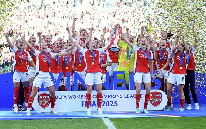 Framed Print : Arsenal WFC v FC Barcelona - UEFA Women's Champions League Final Arsenal WFC v FC Barcelona - UEFA Women's Champions League Final