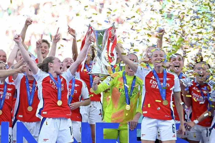 Framed Print : Arsenal WFC v FC Barcelona - UEFA Women's Champions League Final Arsenal WFC v FC Barcelona - UEFA Women's Champions League Final