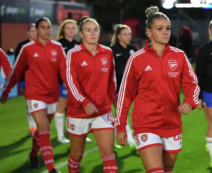 Framed Print : Arsenal WFC vs. Brighton & Hove Albion WFC: Clash in the Barclays Women's Super League Framed Print : Arsenal WFC vs. Brighton & Hove Albion WFC: Clash in the Barclays Women's Super League