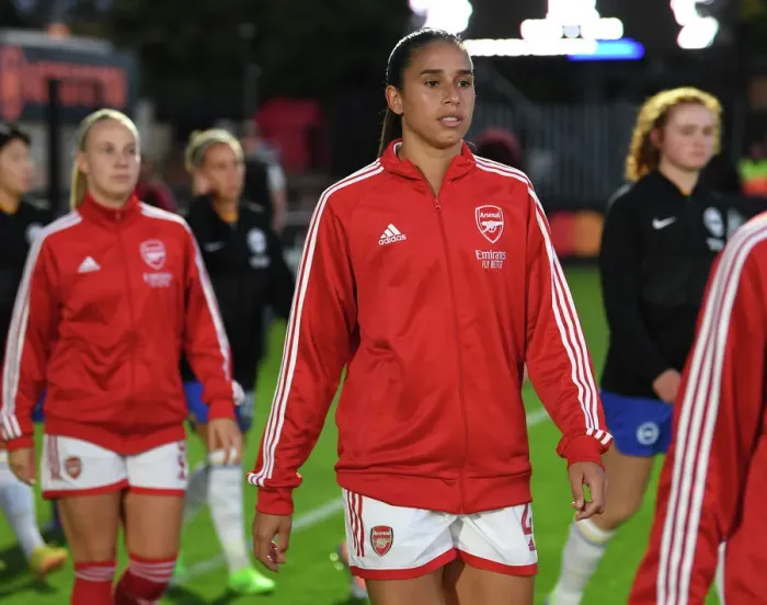 Framed Print : Arsenal WFC vs Brighton & Hove Albion WFC: Showdown in the Barclays Women's Super League at Meadow Park