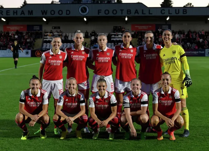 Framed Print : Arsenal WFC vs Brighton & Hove Albion WFC: Showdown in the Barclays Women's Super League at Meadow Park
