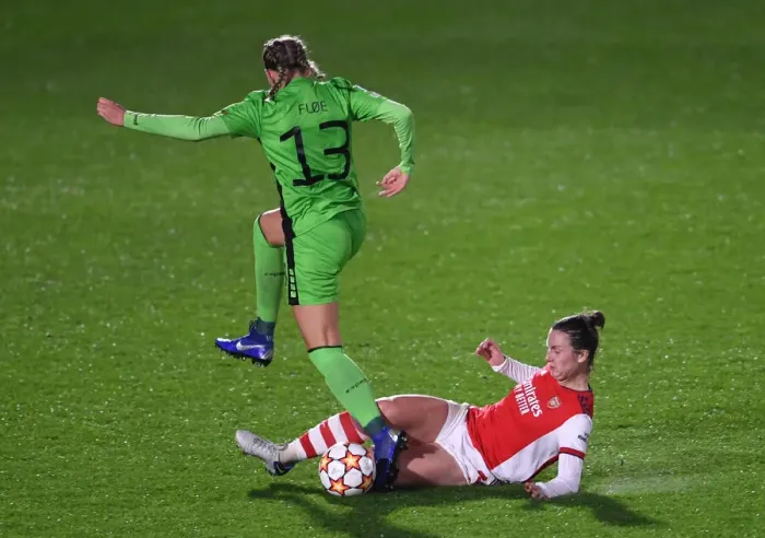 Framed Print : Arsenal WFC vs. HB Koge: Battle for UEFA Women's Champions League Group C