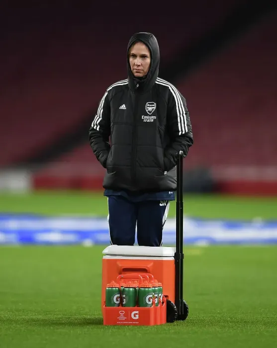 Framed Print : Arsenal WFC vs Juventus FC: Nutritionist Stephanie Ridley Ahead of UEFA Women's Champions League Clash at Emirates Stadium