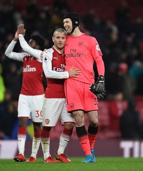 Arsenal: Wilshere and Cech Celebrate Victory Over Newcastle United
