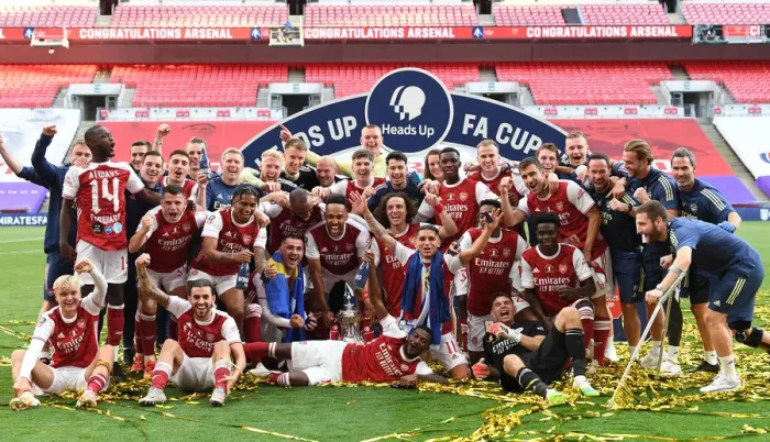 Framed Print : Arsenal Wins Empty FA Cup Final Against Chelsea (2020) Framed Print : Arsenal Wins Empty FA Cup Final Against Chelsea (2020)