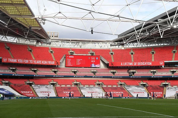 Arsenal Wins FA Cup Final at Empty Wembley Stadium Amidst Coronavirus Pandemic (Arsenal vs Chelsea, 2020)