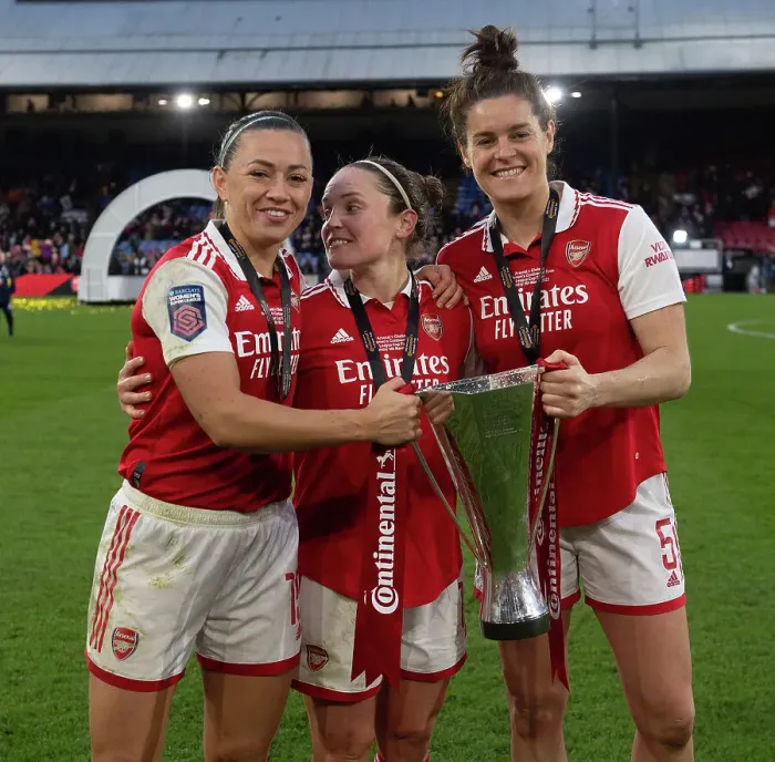 Framed Print : Arsenal Women Celebrate Conti Cup Victory: Katie McCabe, Kim Little, and Jennifer Beattie Hold Alas, Champions! Framed Print : Arsenal Women Celebrate Conti Cup Victory: Katie McCabe, Kim Little, and Jennifer Beattie Hold Alas, Champions!