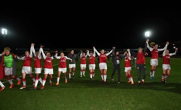 Arsenal Women Celebrate Continental Cup Triumph