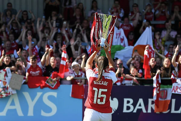 Arsenal Women Celebrate FA Women's Continental Cup Victory over Aston Villa