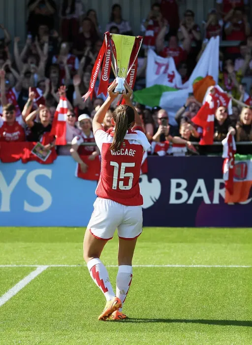 Framed Print : Arsenal Women Celebrate FA Women's Continental Cup Victory Framed Print : Arsenal Women Celebrate FA Women's Continental Cup Victory