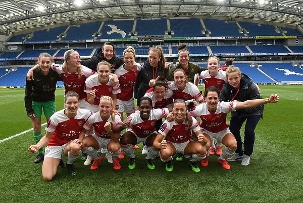 Arsenal Women Celebrate FA WSL Victory
