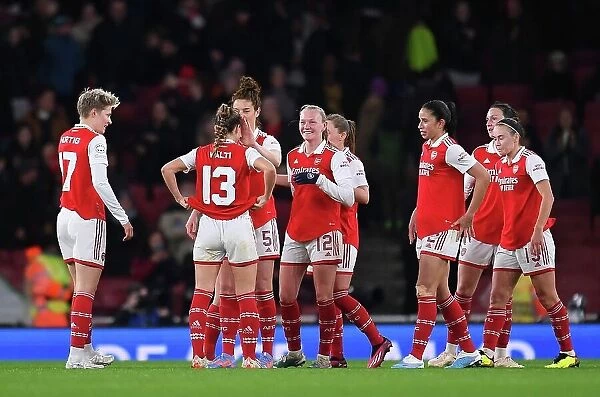 Arsenal Women Celebrate Quarter-Final Victory in UEFA Champions League