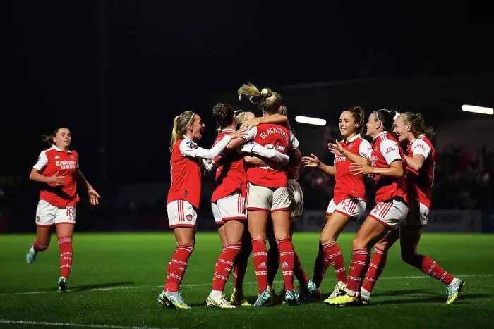 Framed Print : Arsenal Women Celebrate Second Goal Against West Ham: Stina Blackstenius and Team Framed Print : Arsenal Women Celebrate Second Goal Against West Ham: Stina Blackstenius and Team