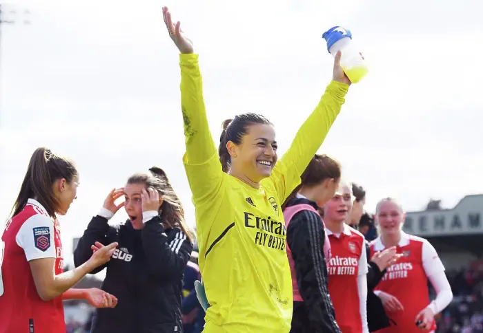 Framed Print : Arsenal Women Celebrate Victory Over Manchester City in FA Women's Super League Framed Print : Arsenal Women Celebrate Victory Over Manchester City in FA Women's Super League
