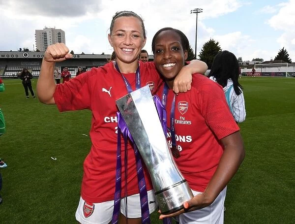 Arsenal Women Celebrate WSL Title with McCabe and Carter