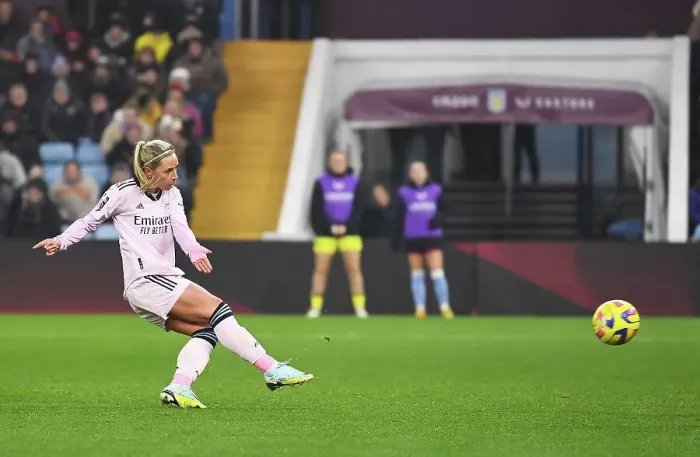 Framed Print : Arsenal Women Crush Aston Villa: Jordan Nobbs Scores Brace in 4-1 Victory (Aston Villa vs Arsenal, Barclays Women's Super League, December 2022) Framed Print : Arsenal Women Crush Aston Villa: Jordan Nobbs Scores Brace in 4-1 Victory (Aston Villa vs Arsenal, Barclays Women's Super League, December 2022)