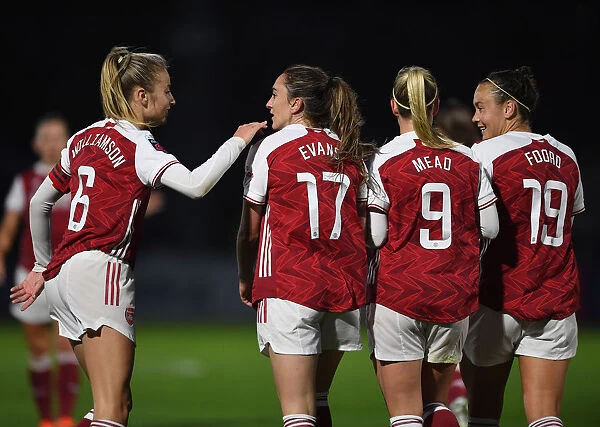 Arsenal Women Crush Tottenham Hotspur Women 4-0 in FA Cup Clash: Evans Hat-Trick
