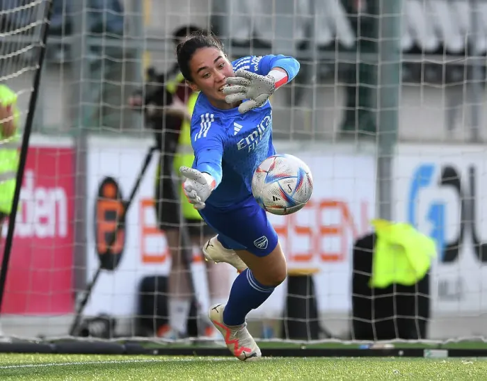 Framed Print : Arsenal Women Defy Paris FC in Champions League Shootout: Manuela Zinsberger Saves Penalty Framed Print : Arsenal Women Defy Paris FC in Champions League Shootout: Manuela Zinsberger Saves Penalty