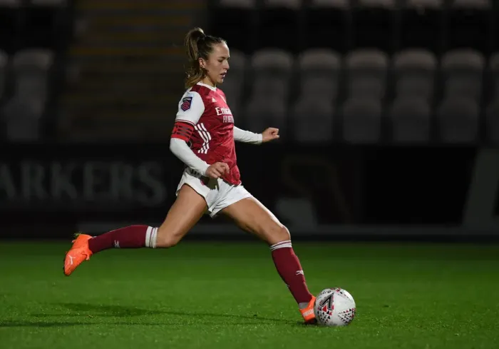 Framed Print : Arsenal Women Edge Past Tottenham Hotspur in Penalty Shootout in Empty FA Womens Continental League Cup Match