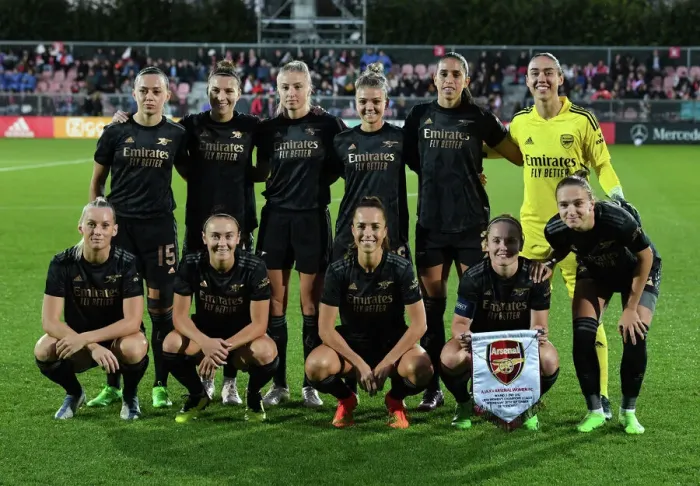 Framed Print : Arsenal Women Face Ajax in UEFA Women's Champions League Second Qualifying Round Framed Print : Arsenal Women Face Ajax in UEFA Women's Champions League Second Qualifying Round