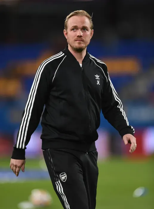 Framed Print : Arsenal Women Face Barcelona: Jonas Eidevall's Leadership in UEFA Champions League