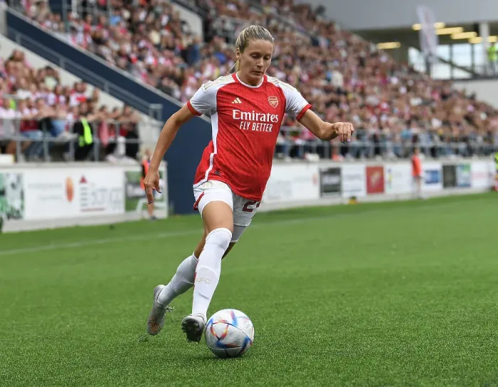 Framed Print : Arsenal Women Face Linkopings FC in UEFA Champions League Showdown: A September Battle in Sweden