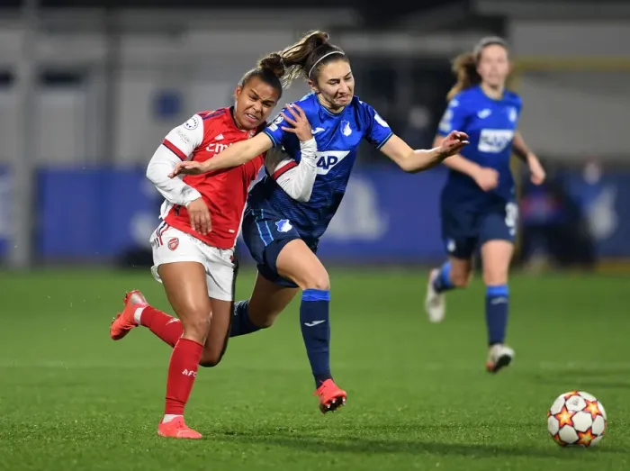 Framed Print : Arsenal Women Face Off Against 1899 Hoffenheim in UEFA Champions League Group C Framed Print : Arsenal Women Face Off Against 1899 Hoffenheim in UEFA Champions League Group C