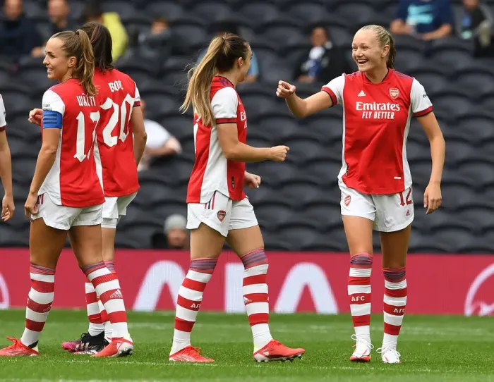 Framed Print : Arsenal Women Face Tottenham Hotspur Women in MIND Series Clash