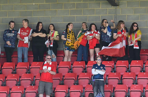 Arsenal Women Fans Reaction after West Ham United Match, FA Womens Super League 2021-22