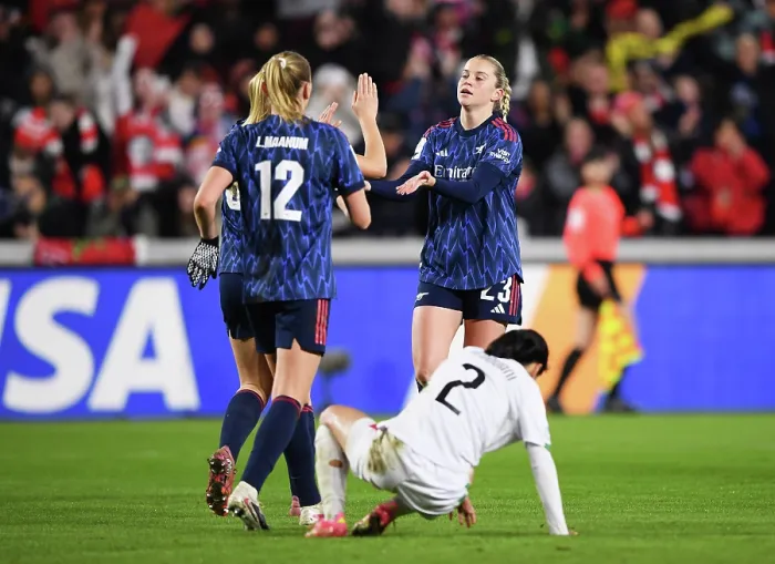 Framed Print : Arsenal Women FC v ASFAR - FIFA Women's Champions Cup 2026 Semi Final Arsenal Women FC v ASFAR - FIFA Women's Champions Cup 2026 Semi Final