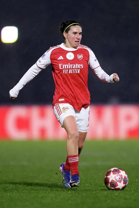 Framed Print : Arsenal Women FC v OH Leuven - UEFA Women's Champions League 2025 / 26 KO play-offs Second Leg Arsenal Women FC v OH Leuven - UEFA Women's Champions League 2025 / 26 KO play-offs