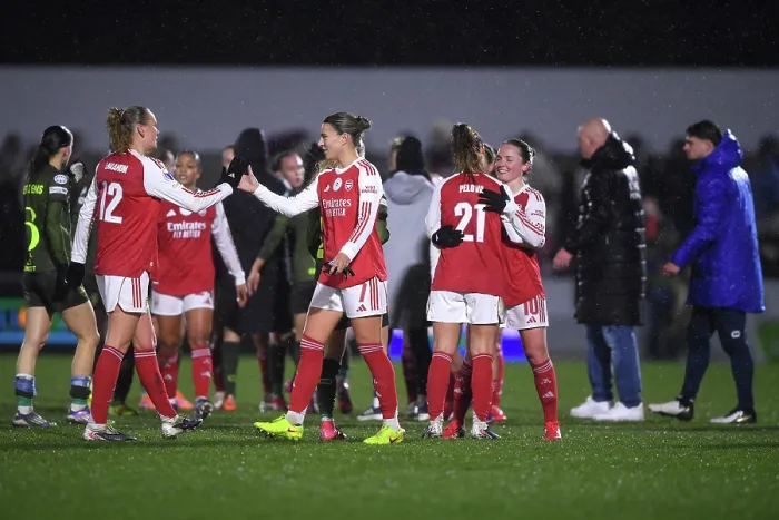 Framed Print : Arsenal Women FC v OH Leuven - UEFA Women's Champions League 2025 / 26 KO play-offs Second Leg Arsenal Women FC v OH Leuven - UEFA Women's Champions League 2025 / 26 KO play-offs Framed Print : Arsenal Women FC v OH Leuven - UEFA Women's Champions League 2025 / 26 KO play-offs Second Leg Arsenal Women FC v OH Leuven - UEFA Women's Champions League 2025 / 26 KO play-offs