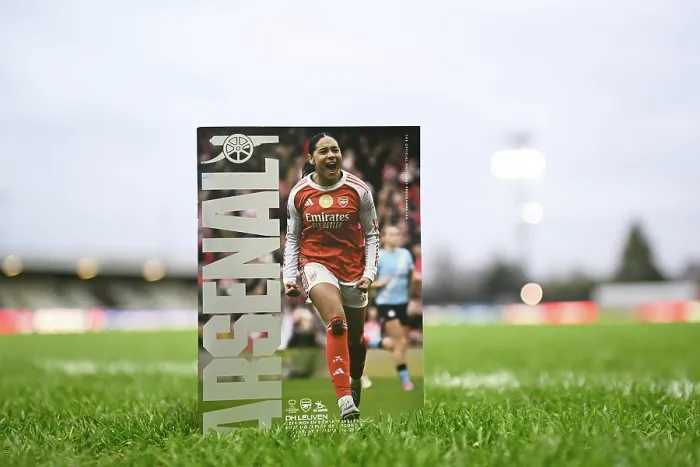 Framed Print : Arsenal Women FC v OH Leuven - UEFA Women's Champions League 2025 / 26 KO play-offs Second Leg Arsenal Women FC v OH Leuven - UEFA Women's Champions League 2025 / 26 KO play-offs