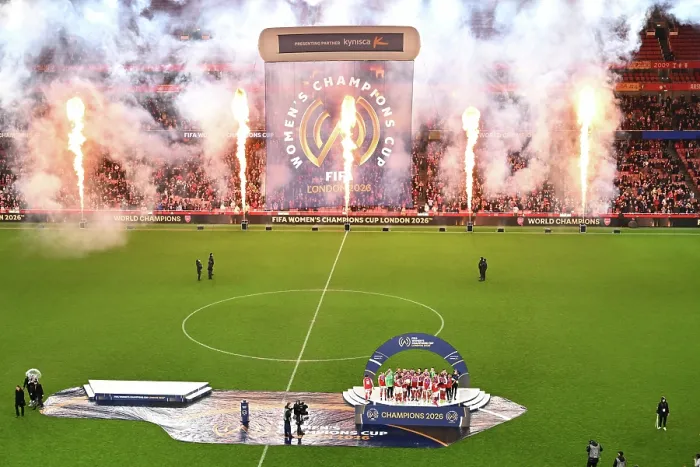Framed Print : Arsenal Women FC v SC Corinthians - FIFA Women's Champions Cup 2026 Final Framed Print : Arsenal Women FC v SC Corinthians - FIFA Women's Champions Cup 2026 Final