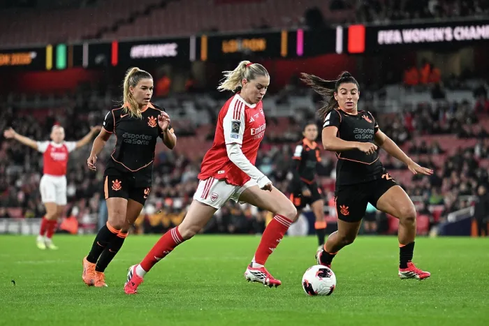 Framed Print : Arsenal Women FC v SC Corinthians - FIFA Women's Champions Cup 2026 Final Framed Print : Arsenal Women FC v SC Corinthians - FIFA Women's Champions Cup 2026 Final