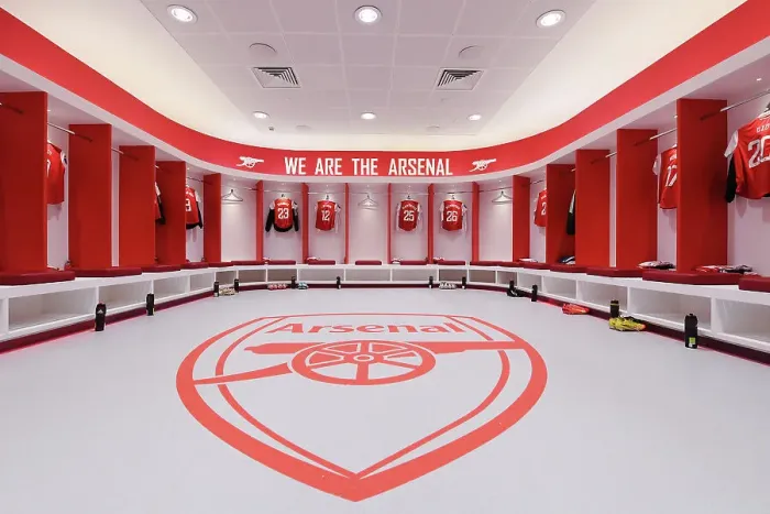Framed Print : Arsenal Women Gear Up for Battle: Pre-Match Preparation vs. Chelsea in FA Women's Super League at Emirates Stadium