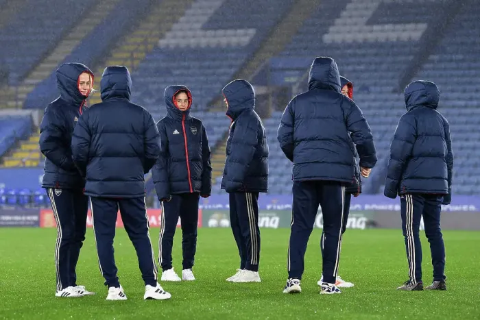 Framed Print : Arsenal Women Gear Up for Showdown against Leicester City in Barclays Super League