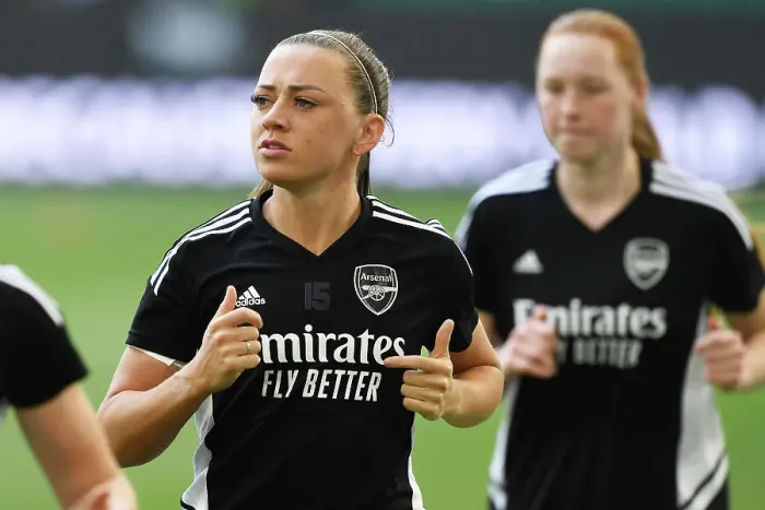 Framed Print : Arsenal Women Gear Up for UEFA Champions League Semi-Final Showdown against VfL Wolfsburg
