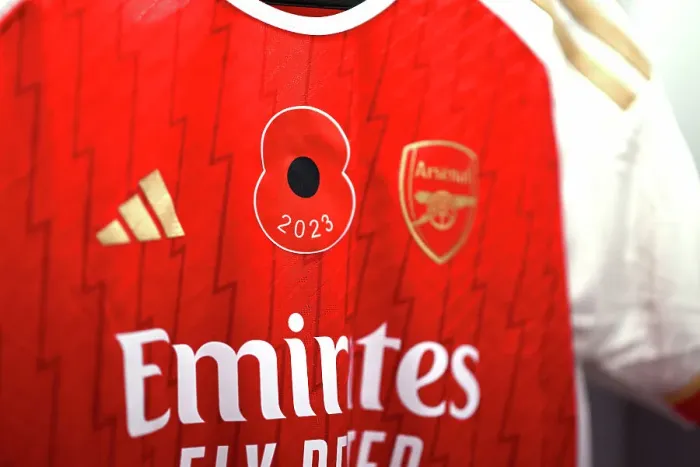 Framed Print : Arsenal Women Honor Heroes: Poppies Glow in Emotional Manchester City Showdown, Barclays WSL 2023-24