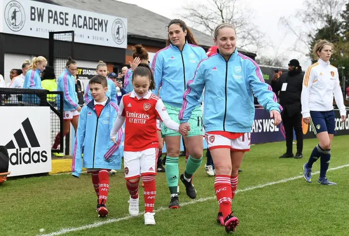 Framed Print : Arsenal Women Take on Leeds United Women in FA Cup Fourth Round Showdown