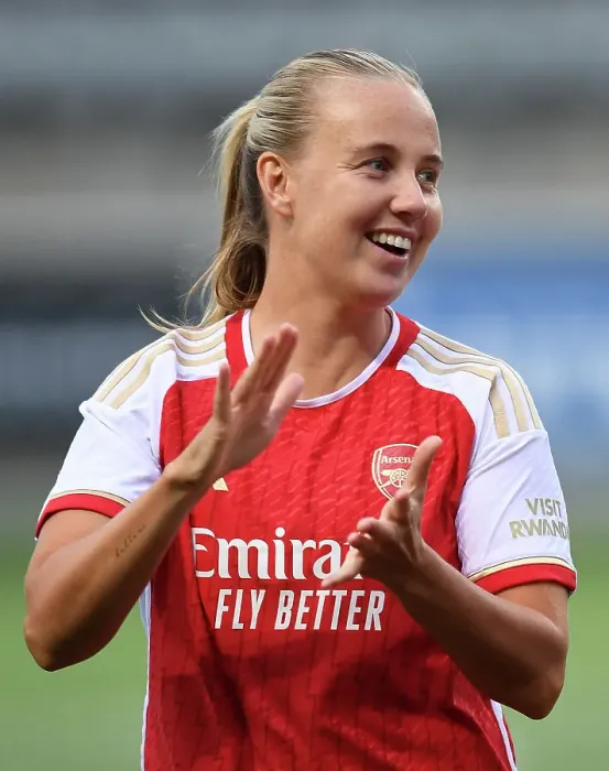 Framed Print : Arsenal Women Make History: Triumphant UEFA Champions League Debut Against Linkoping FC (2023-24)