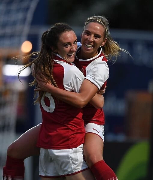 Arsenal Women: Nobbs and Evans Celebrate First Goal of Pre-Season