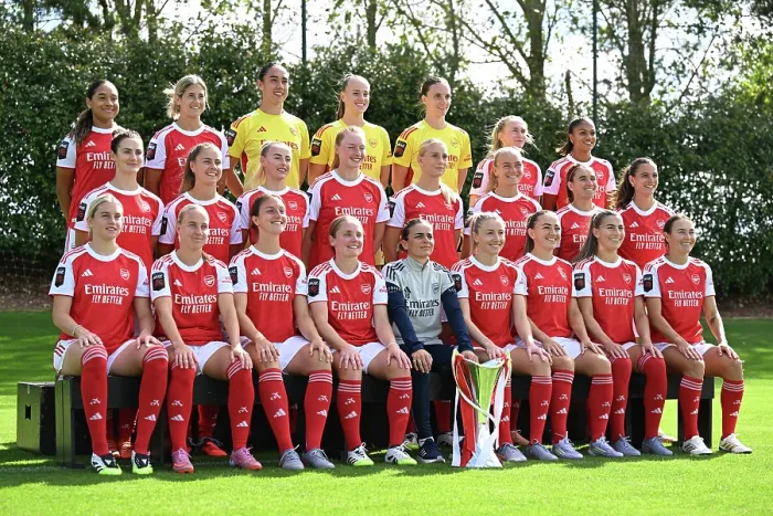Framed Print : Arsenal Women Official Squad Photo 2025 / 26