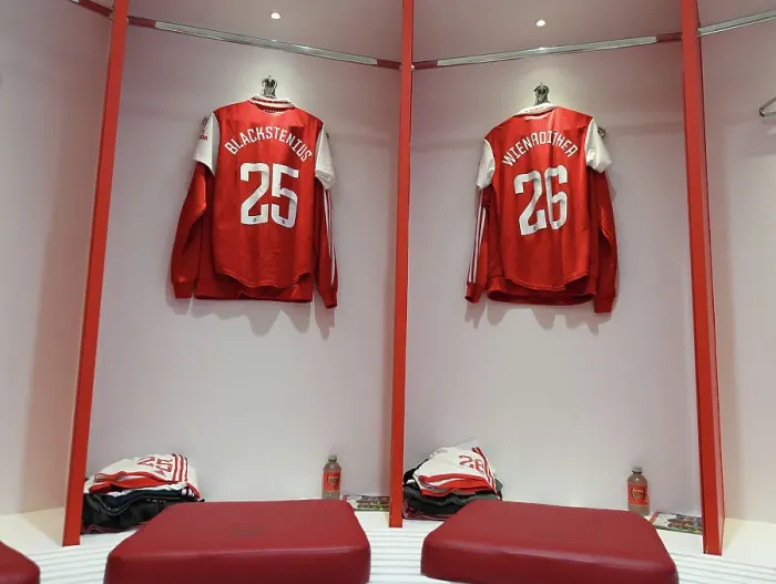 Framed Print : Arsenal Women: Pre-Match Preparation at Emirates Stadium Ahead of Manchester United Clash (2022-23)