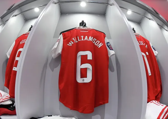 Framed Print : Arsenal Women Prepare for FA WSL Showdown Against Everton: Gear Up at Meadow Park