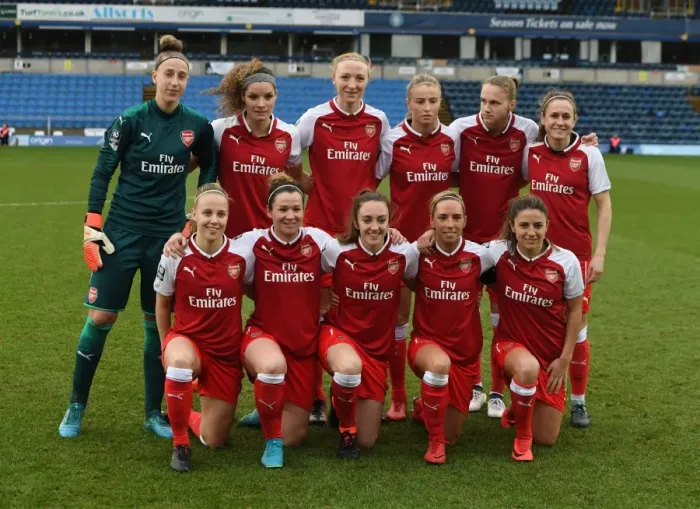 Framed Print : Arsenal Women Prepare for Reading FC Match in WSL (Women's Super League)